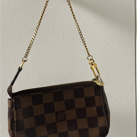 Authentic Louis Vuitton Damier Ebene Mini Pochette - Picture 5 of 10